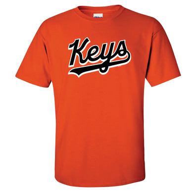 Frederick Keys ADULT Script Logo ORANGE
